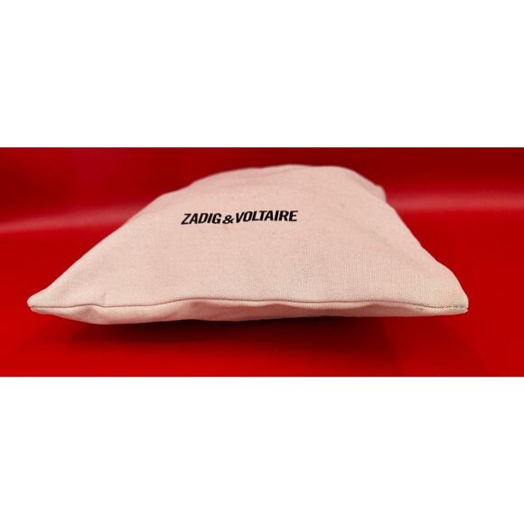 Girls Can Do Anything Zadig & Voltaire Parfums Chain Strap Pink Canvas Bag - Picture 7 of 14